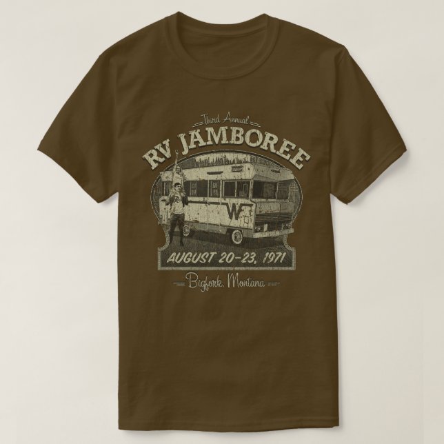 Camiseta Bigfork RV Jamboree (Frente do Design)
