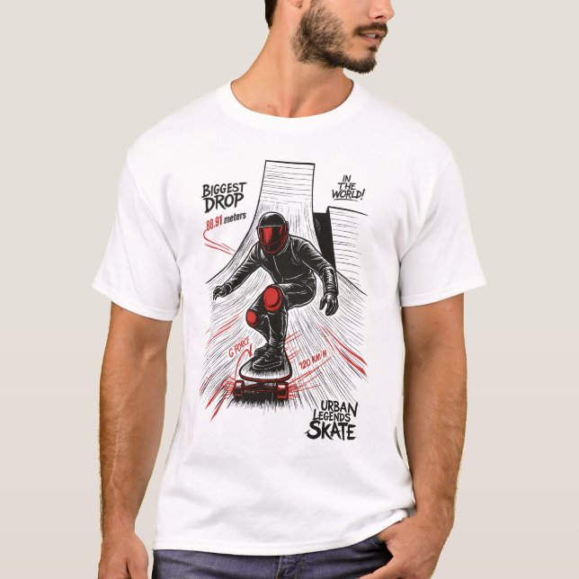 CAMISETA BIGGEST DROP SKATE (Frente)