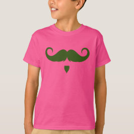 Camiseta bigode de barra de mão personalizável