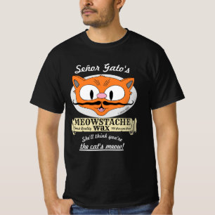 Camiseta Bigode de Gato Senhor Cera Bigode de Gato de Bigod