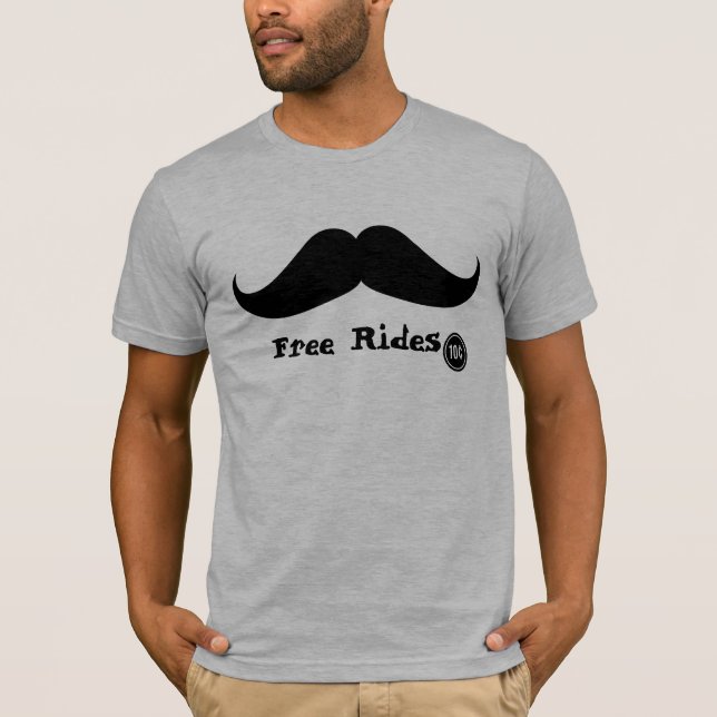 Camiseta Bigode do guiador (Frente)