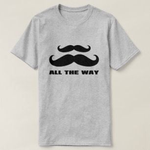 Camiseta Bigode Duplo Por Todo O Caminho