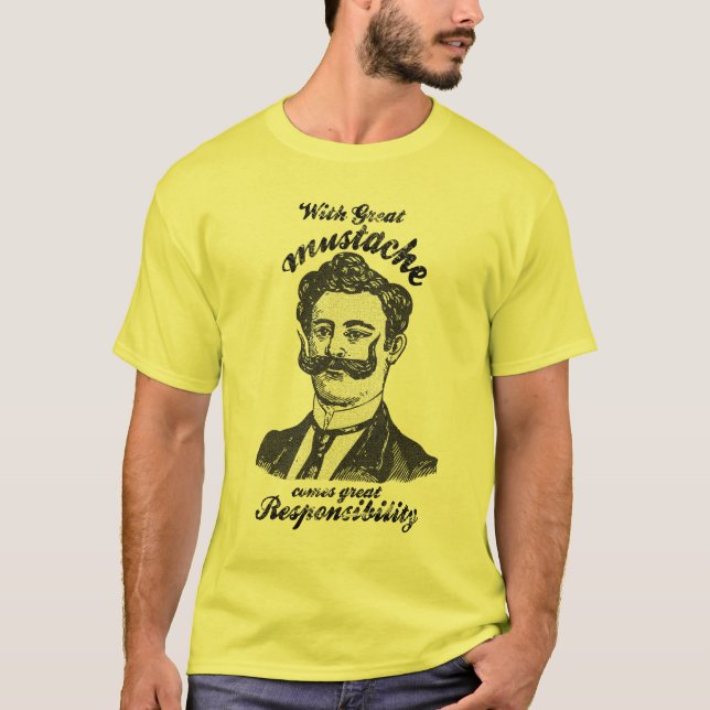 Camiseta bigode excelente (Frente)