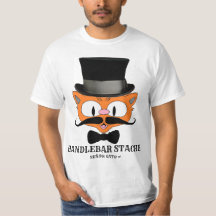 BIGODE HANDLEBAR Gato de desenho animado humorísti