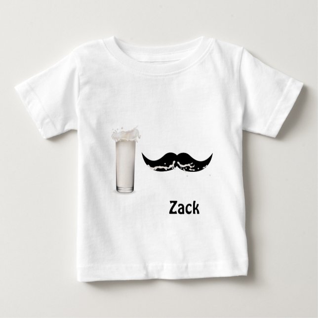 Camiseta Bigode Leite Personalizado (Frente)