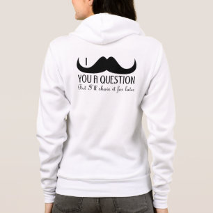 Camiseta Bigode na moda e legal de I você uma pergunta