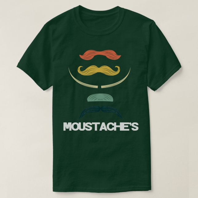 Camiseta bigodes 2 (Frente do Design)