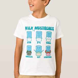 Camiseta Bigodes do leite