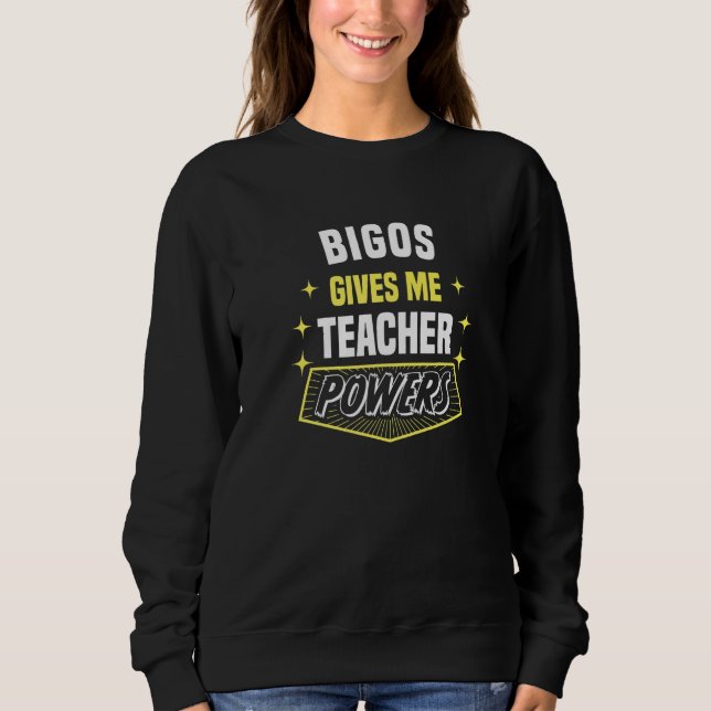 Camiseta Bigos Me Dá Poderes de Professor Humor Professor E (Frente)