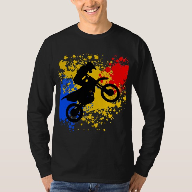 Camiseta Bike Boy Dirt Bike Motocross MX Gift (Frente)