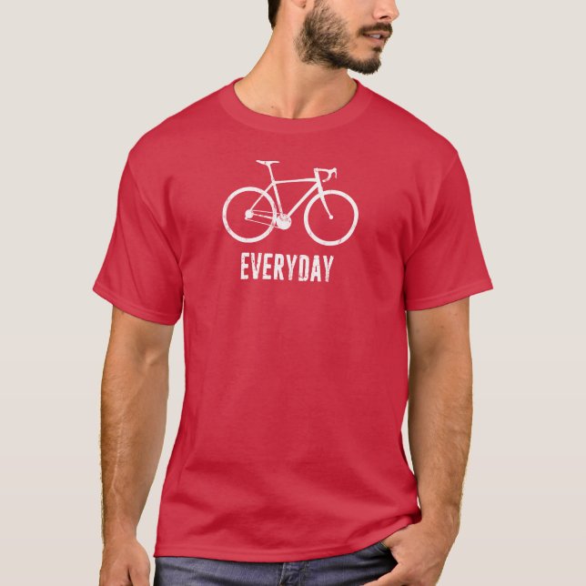 Camiseta Bike diariamente (Frente)