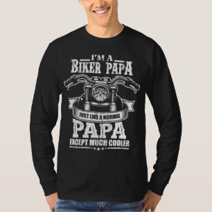 Camiseta Bike Grandpa Motorcycle Rider Gift Papa