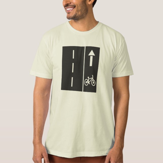 Camiseta Bike Lane Em Estrada (Frente)