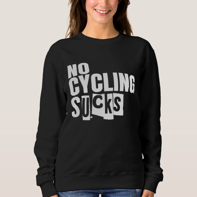 Camiseta Bike No Cycling Sucks (Frente)