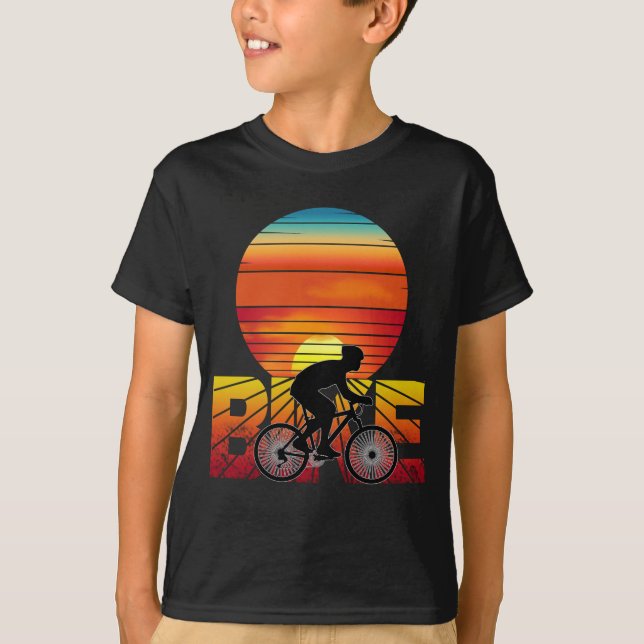 Camiseta BIKE PEDALANDO PÔR DO SOL (Frente)