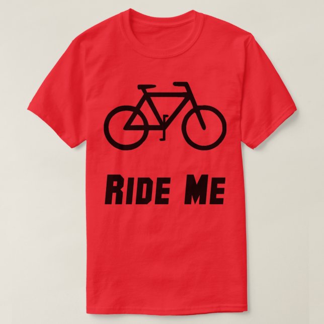 Camiseta Bike Ride Me (Frente do Design)