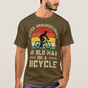 Camiseta Bike Vintage nunca subestima um velho num B