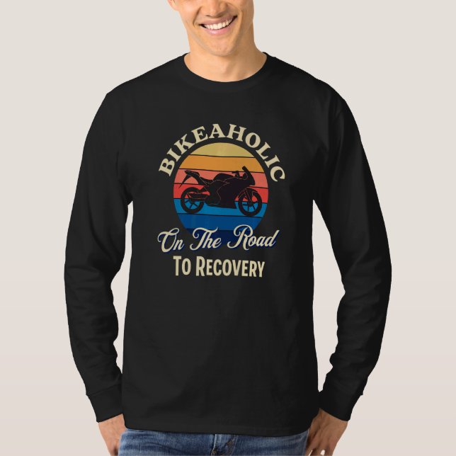 Camiseta Bikeaholic Motorcycle Biker (Frente)