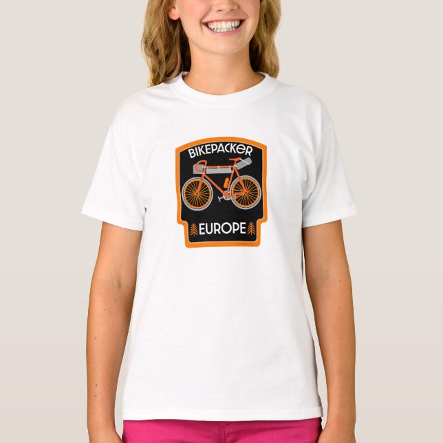 Camiseta Bikepacking Europe (Frente)