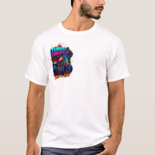 Camiseta Biker Burn the Road Camisa de Motoqueir