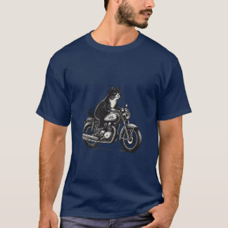 Camiseta Biker cat boy girl