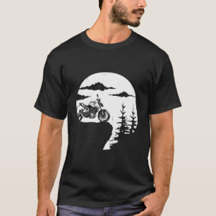 Camiseta Biker de Aventura Legal de Motociclismo Retro Offr