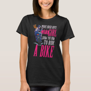 Camiseta Biker Deixa Uma Garota Te Mostrar Como Ir