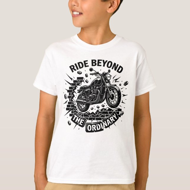 Camiseta Biker Freedom Break Boundaries (Frente)
