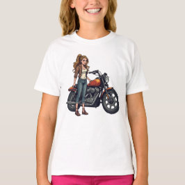 Camiseta Biker Girl