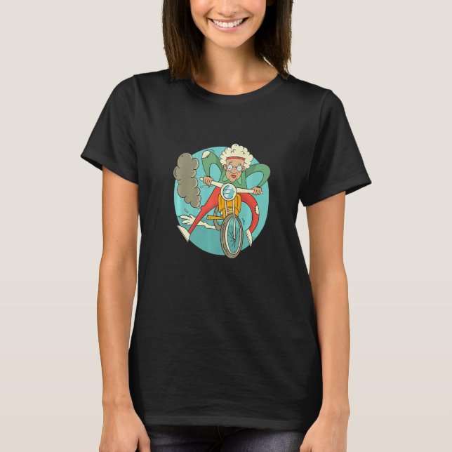 Camiseta Biker Grandmother (Frente)