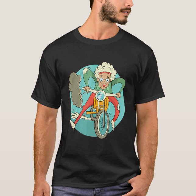 Camiseta Biker Grandmother   (Frente)