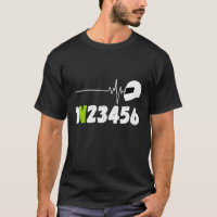 Biker Motorcycle Rider Ecg Heartbeat Duas Rodas 1n
