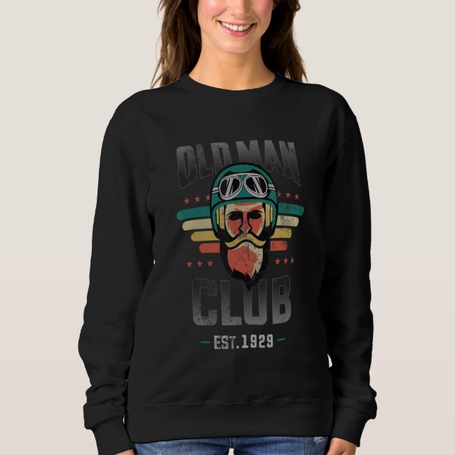 Camiseta Biker ou Motorcycle or Old Man Club Est 1929 (Frente)