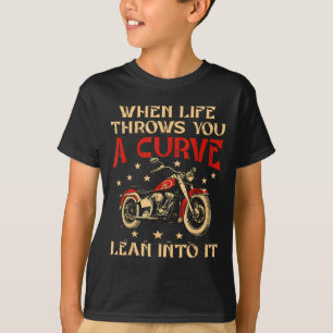 Camiseta Biker Quando A Vida Lança Um Motociclista