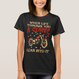 Camiseta Biker Quando A Vida Lança Um Motociclista