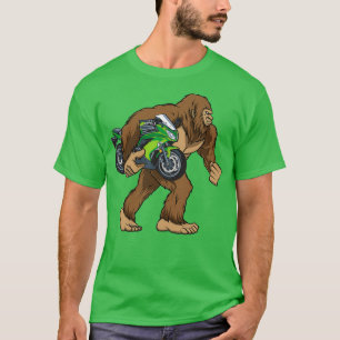 Camiseta Biker Sasquatch Bigfoot de Carregando