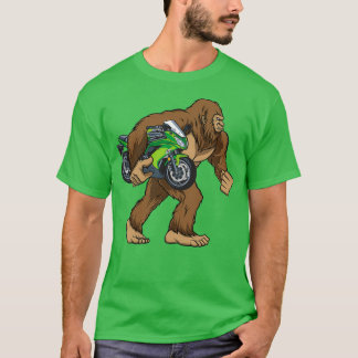 Camiseta Biker Sasquatch Bigfoot de Carregando