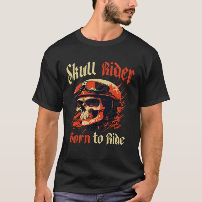 Camiseta Biker Skeleton Mystic Death Bone 3 (Frente)