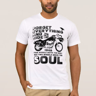 Camiseta Biker Soul, Data Personalizada de Nascimento