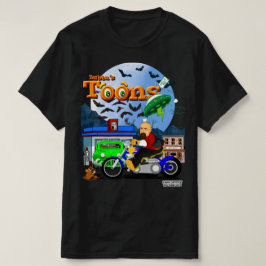 Camiseta Biker Tee do Cartoon de Bubba