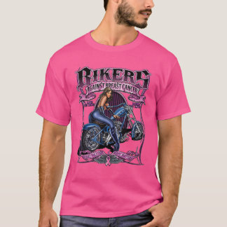 Camiseta Bikers Contra Guerreiros e Sobreviventes do Cancer