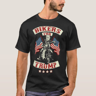 Camiseta Bikers For Trump Motorcycle Trump 2024