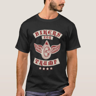 Camiseta Bikers para o Design Trump 2020 MC na parte trasei