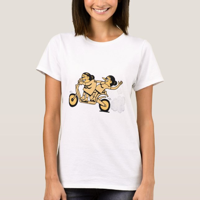Camiseta Bikers. Vai em frente. (Frente)
