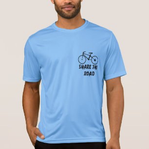 Camiseta Biking a camisa, compartilhe da estrada, não pisa