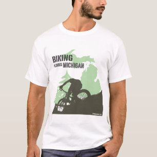 Camiseta Biking através de Michigan