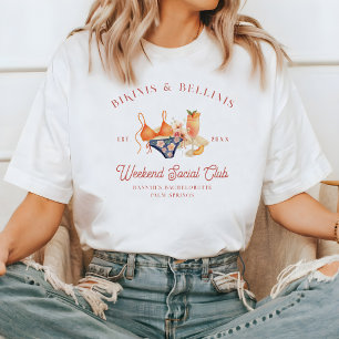 Camiseta Bikinis e Bellinis Clube Social de Despedida de So