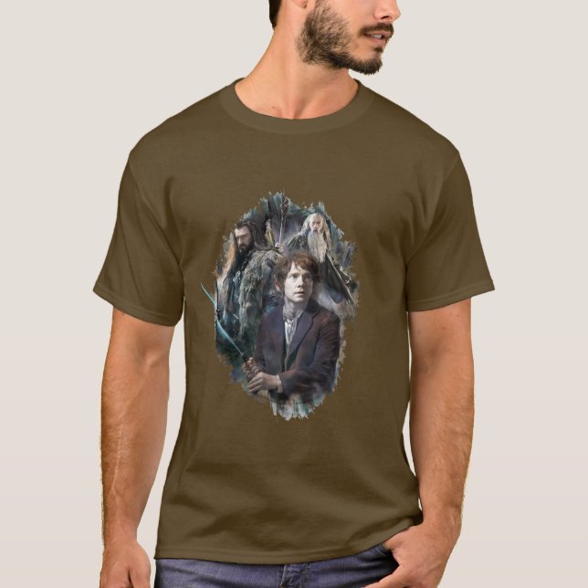 Camiseta BILBO BAGGINS™, Thorin e Gandalf (Frente)