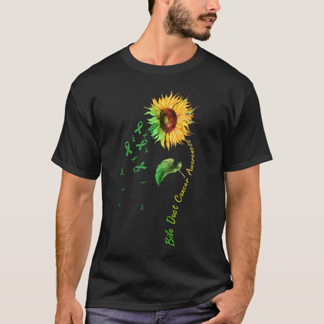 Camiseta Bile Duct Awarness Sunflower Tshirt (Frente)