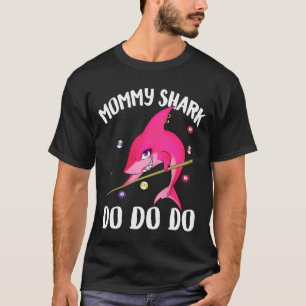 Camiseta Bilhar do tubarão das mamães